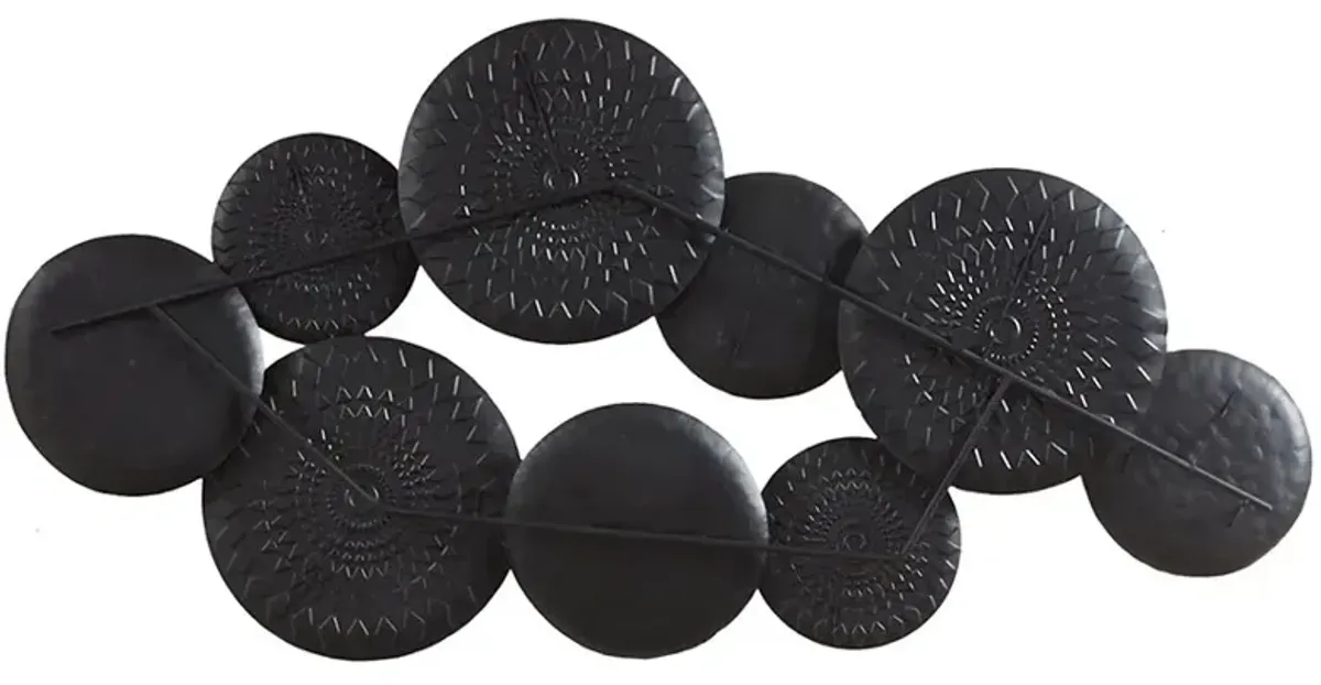 Olliix by Madison Park Legion Multicolor Metal Plates Wall Decor