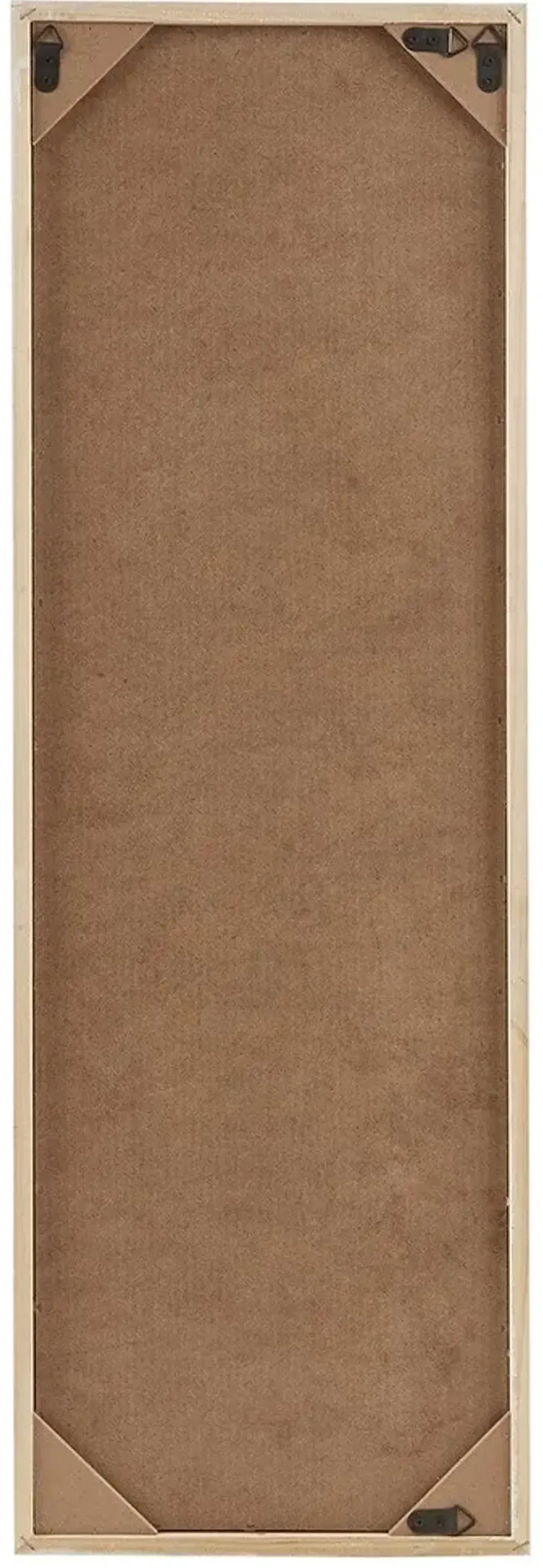 Olliix by Madison Park Laurel Branches Natural Carved Wood Panel Wall Decor