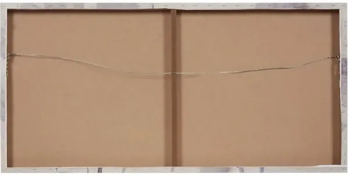 Olliix by Madison Park Midday Bloom White Florals Paint Embellished Canvas