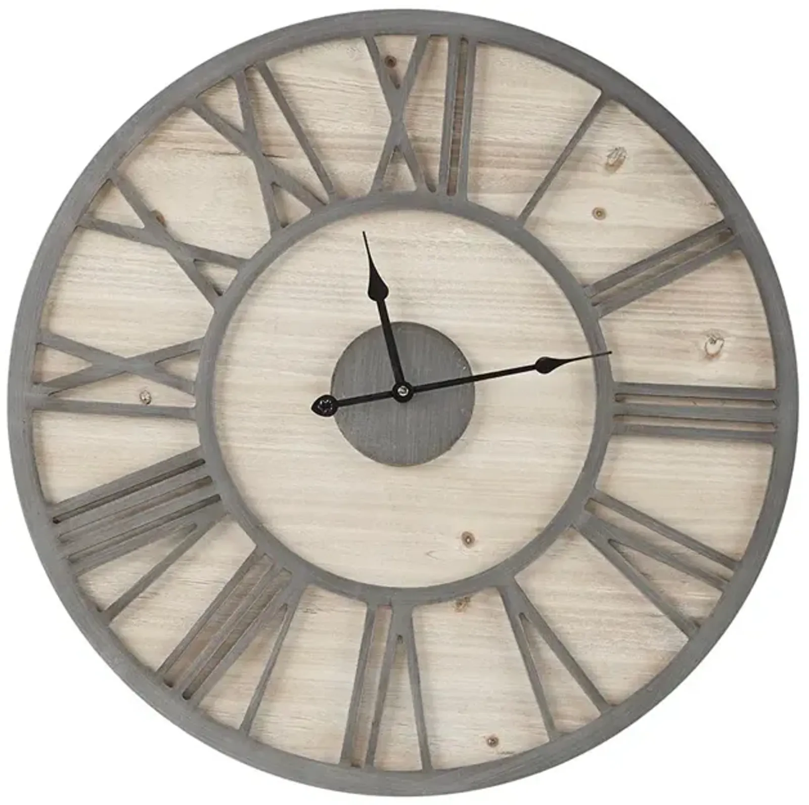 Olliix by Madison Park Mason Gray Wall Clock