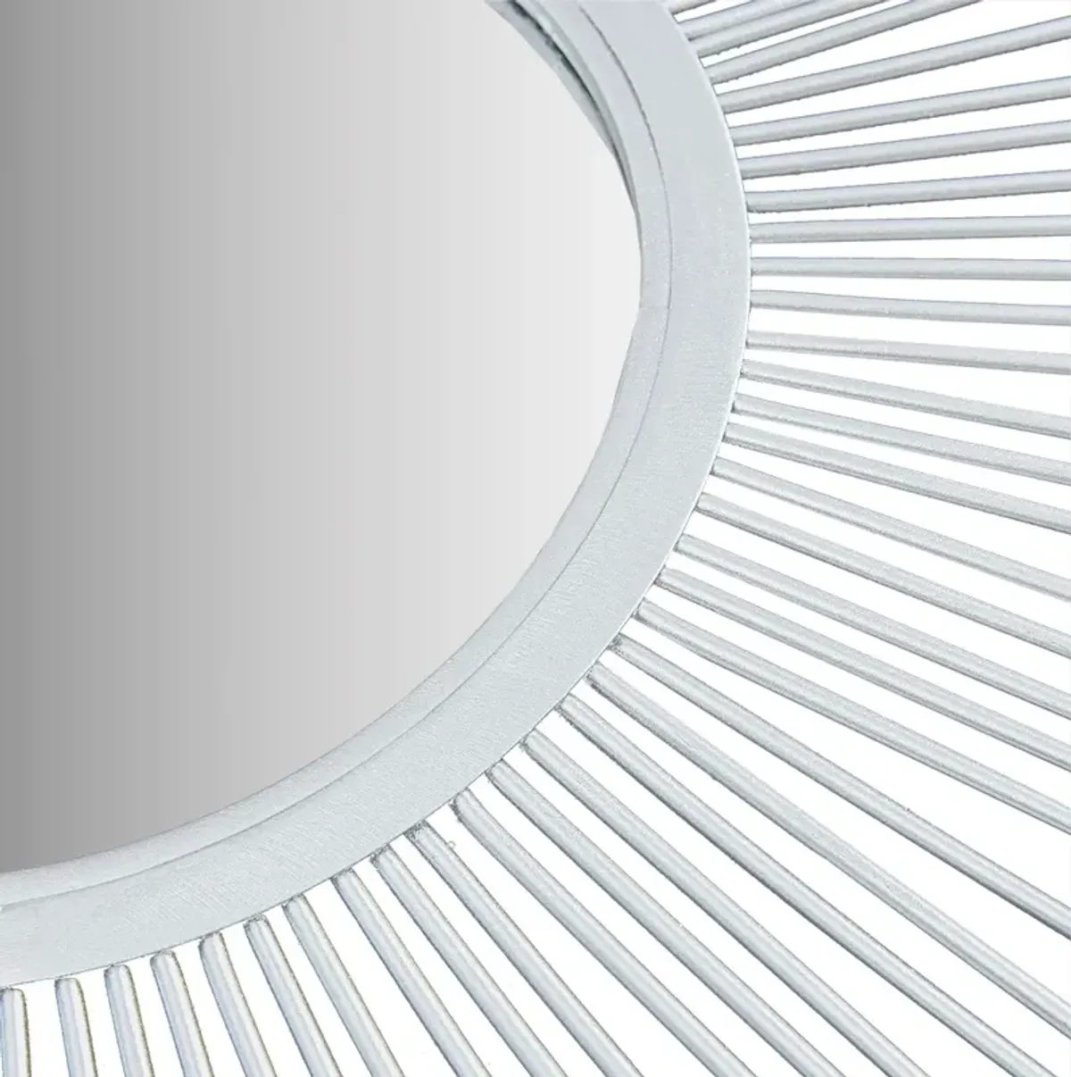 Olliix by Madison Park Fiore Silver Large Sunburst Mirror