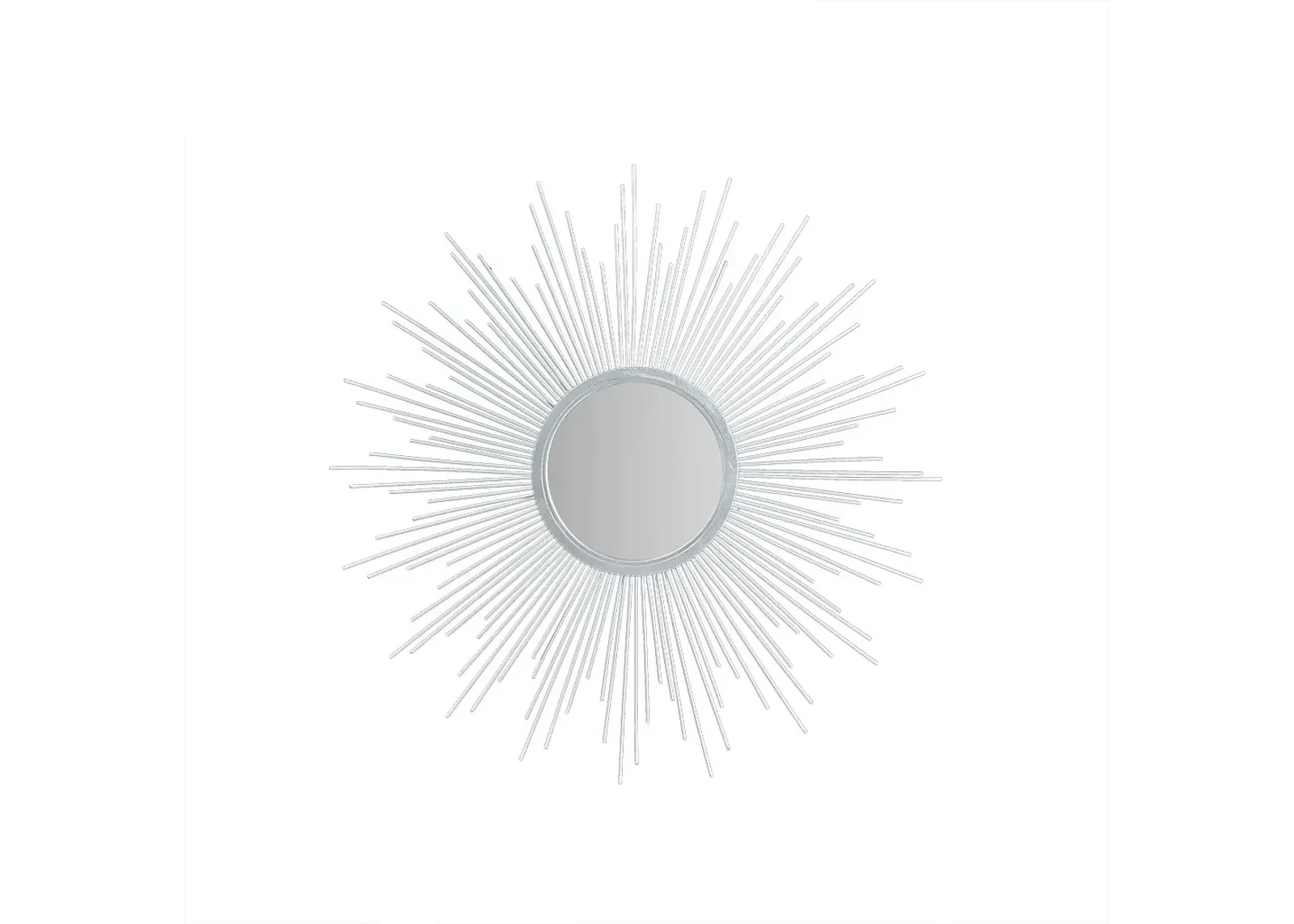 Olliix by Madison Park Fiore Silver Large Sunburst Mirror