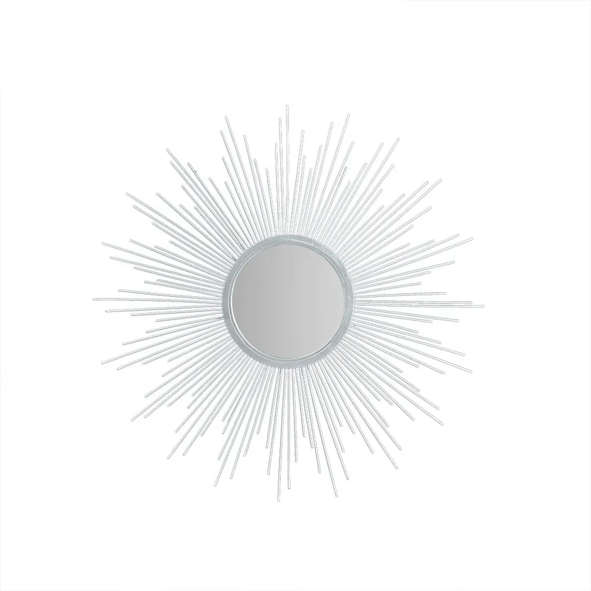 Olliix by Madison Park Fiore Silver Large Sunburst Mirror