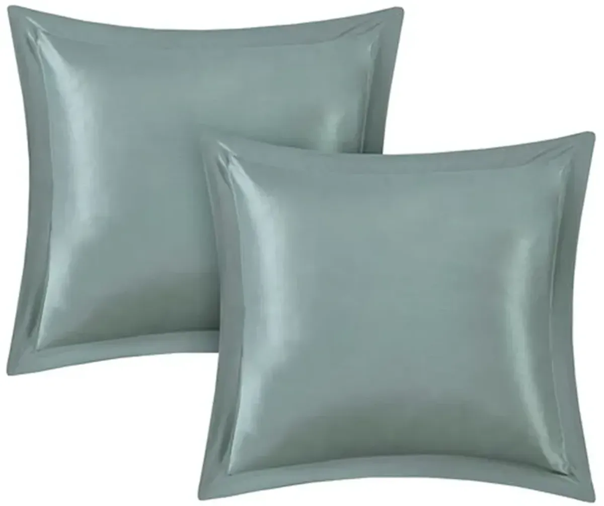 Olliix by Madison Park Essentials Teal California King Brystol 24 Piece Room in a Bag