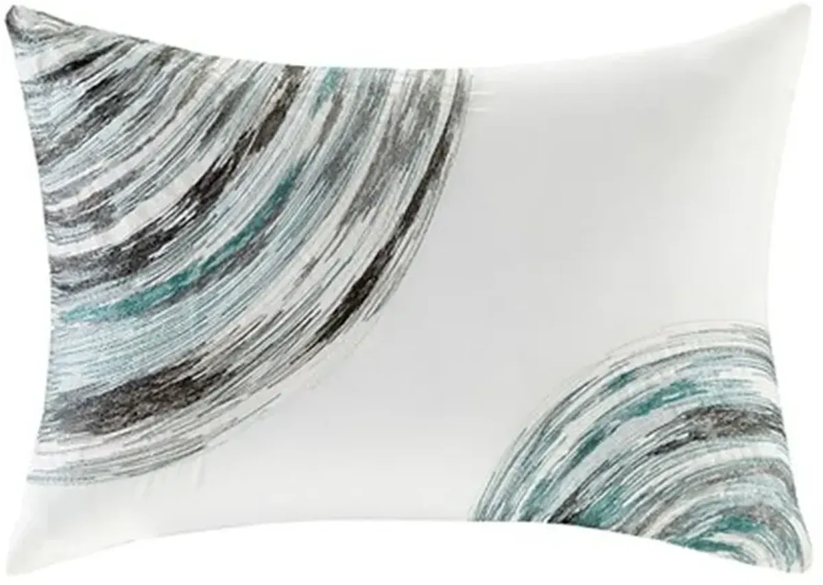 Olliix by Madison Park Essentials Aqua Twin Saben Complete Comforter and Cotton Sheet Set