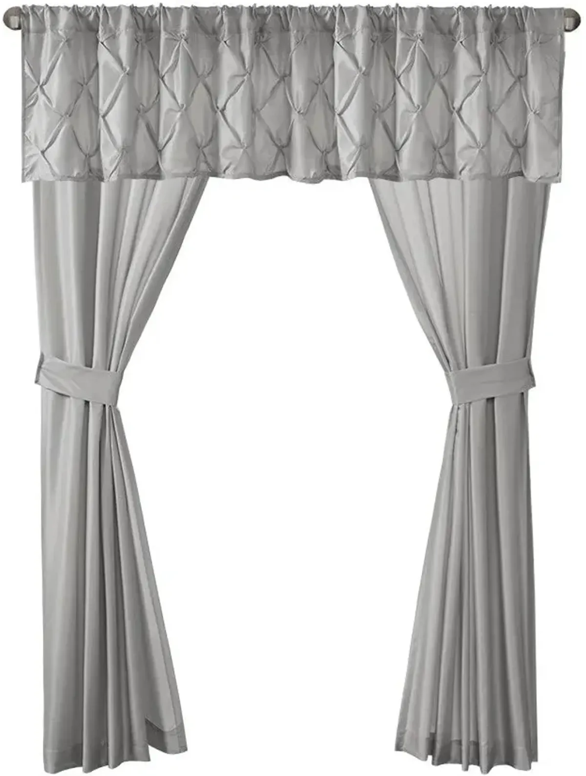Olliix by Madison Park Essentials 24 Pieces Grey King Joella Room in a Bag Set