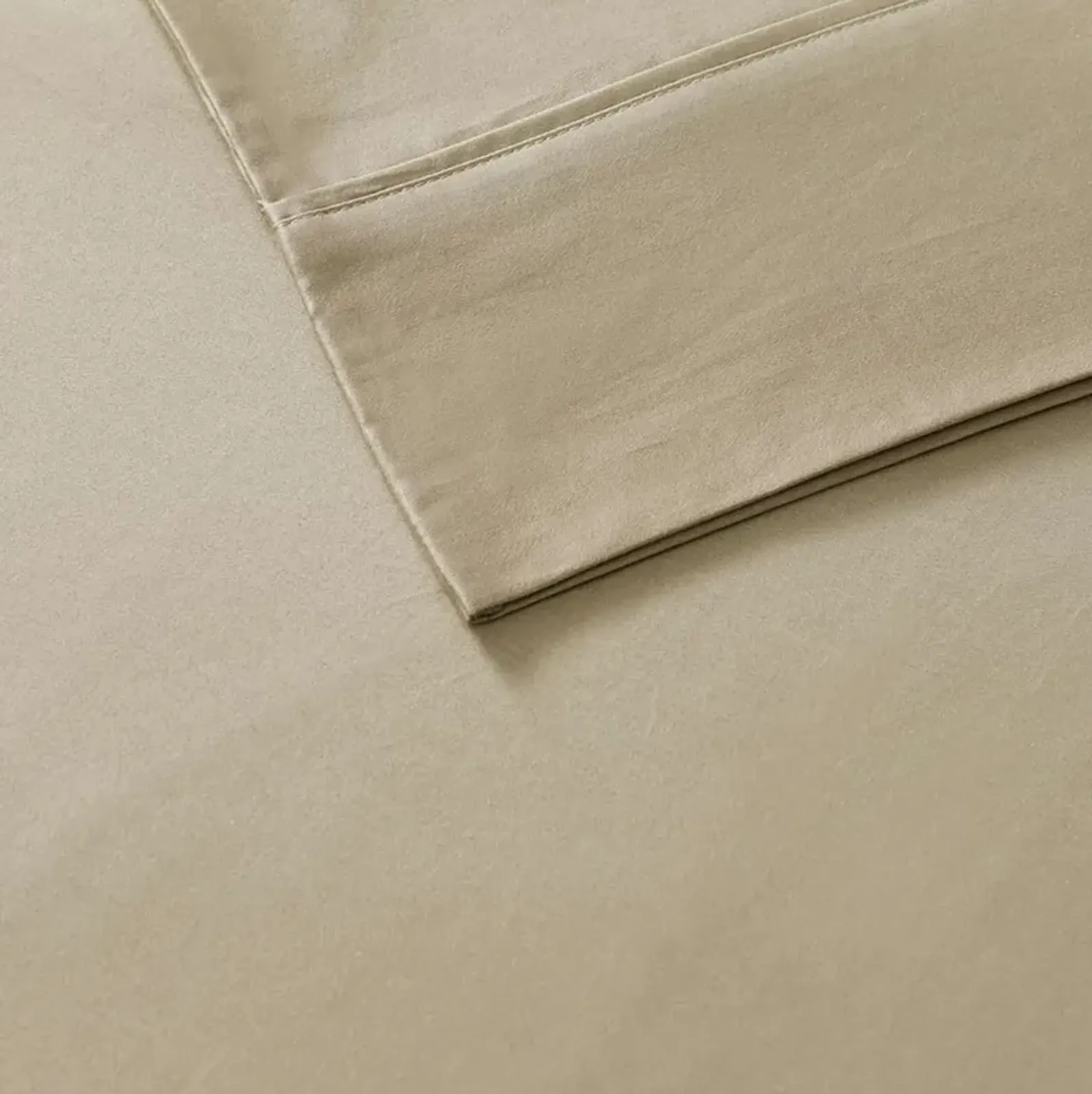 Olliix by Madison Park 6 Piece Khaki Queen 800 Thread Count Cotton Rich Sateen Sheet Set