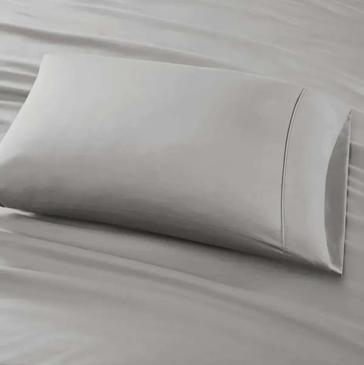 Olliix by Madison Park 6 Piece Grey Queen 800 Thread Count Cotton Rich Sateen Sheet Set