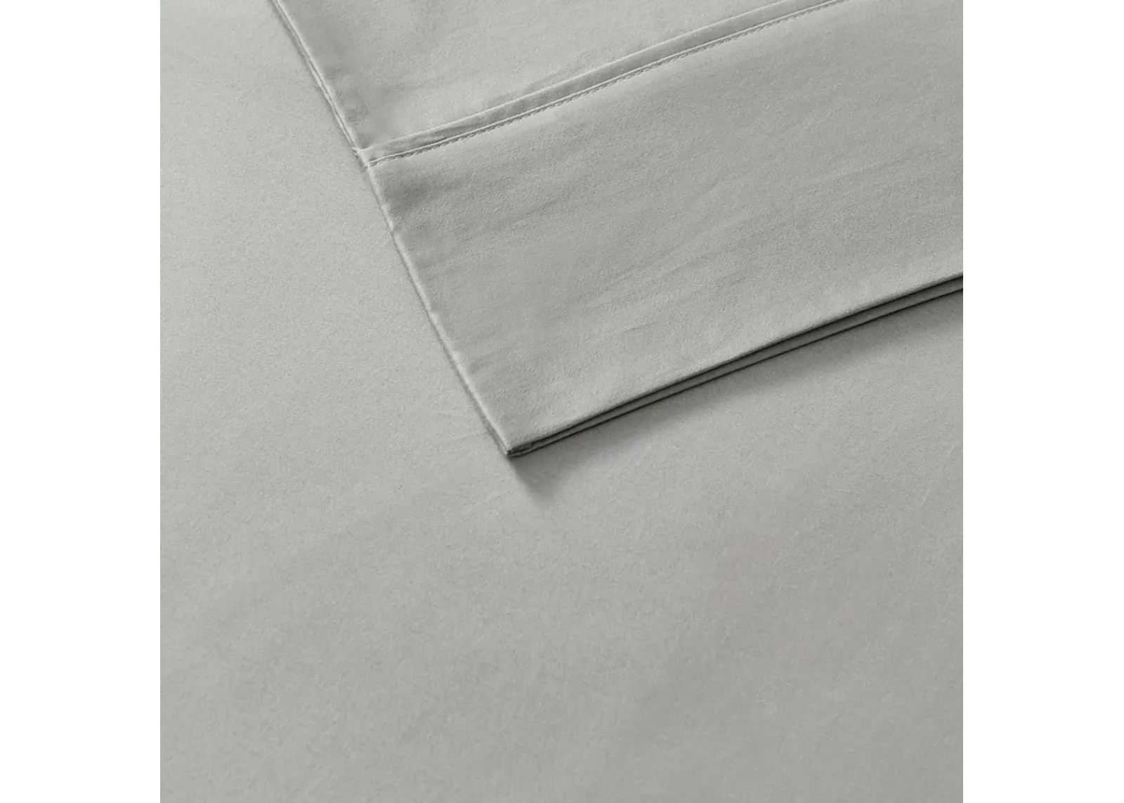 Olliix by Madison Park 6 Piece Grey Queen 800 Thread Count Cotton Rich Sateen Sheet Set