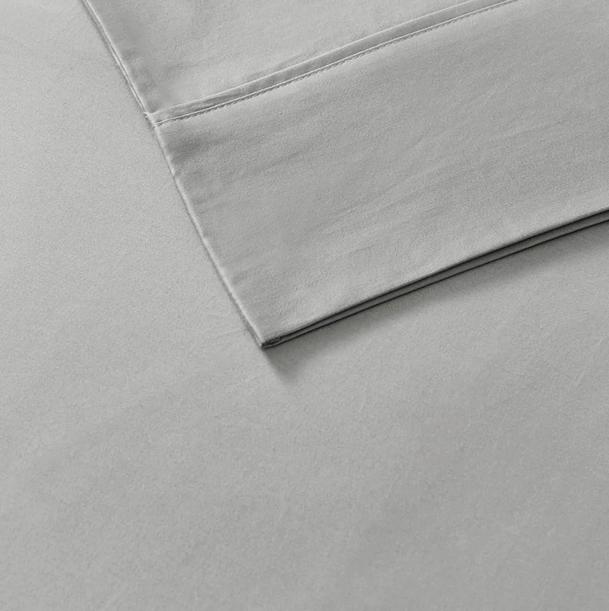 Olliix by Madison Park 6 Piece Grey King 800 Thread Count Cotton Rich Sateen Sheet Set