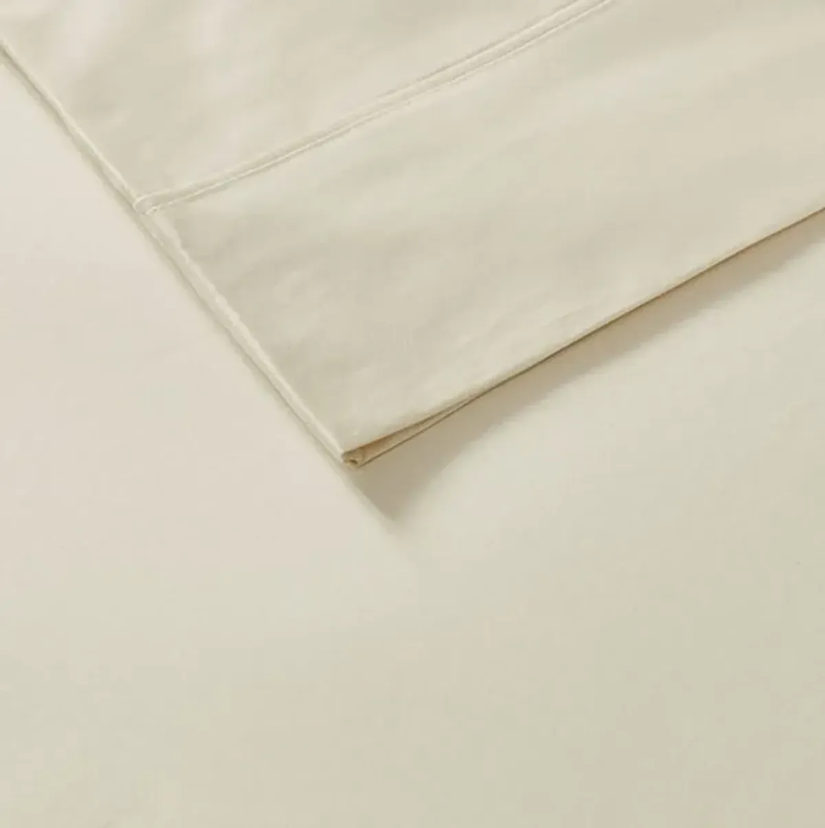 Olliix by Madison Park 6 Piece Ivory Queen 800 Thread Count Cotton Rich Sateen Sheet Set