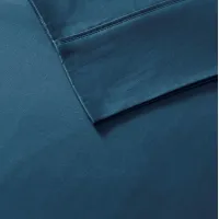 Olliix by Madison Park 6 Piece Teal California King 800 Thread Count Cotton Rich Sateen Sheet Set