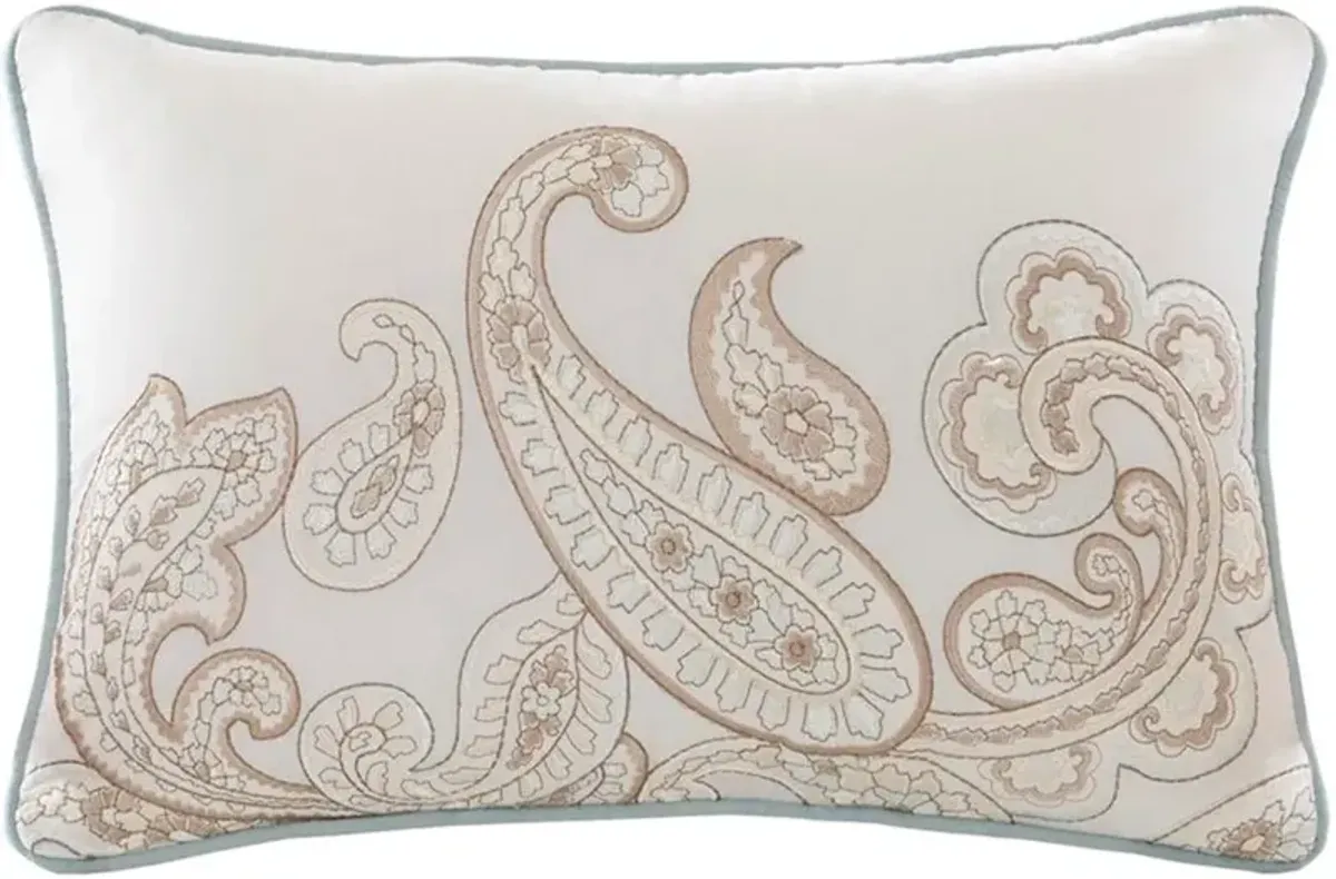 Olliix by Madison Park Pure Ronan 4 Piece Blue Full/Queen Coverlet Set