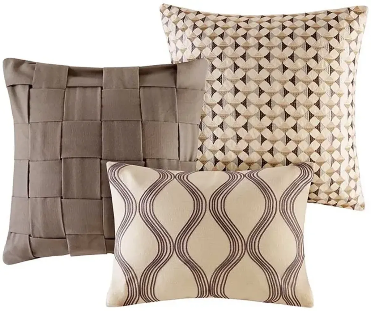 Olliix by Madison Park Signature Grey Queen Shades of Grey Comforter Set