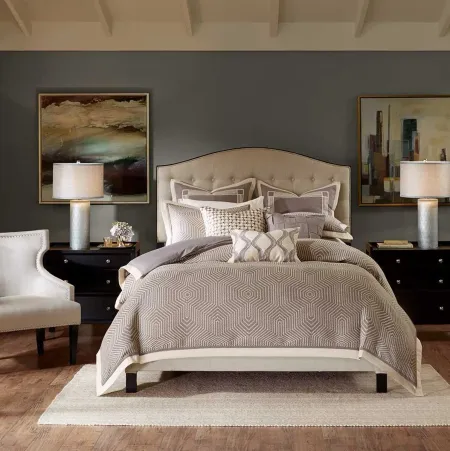 Olliix by Madison Park Signature Grey Queen Shades of Grey Comforter Set