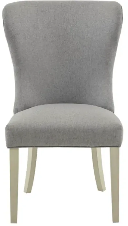 Olliix by Madison Park Signature Light Grey Helena Dining Side Chair