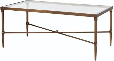 Olliix by Madison Park Signature Bronze Porter Rectangle Coffee Table