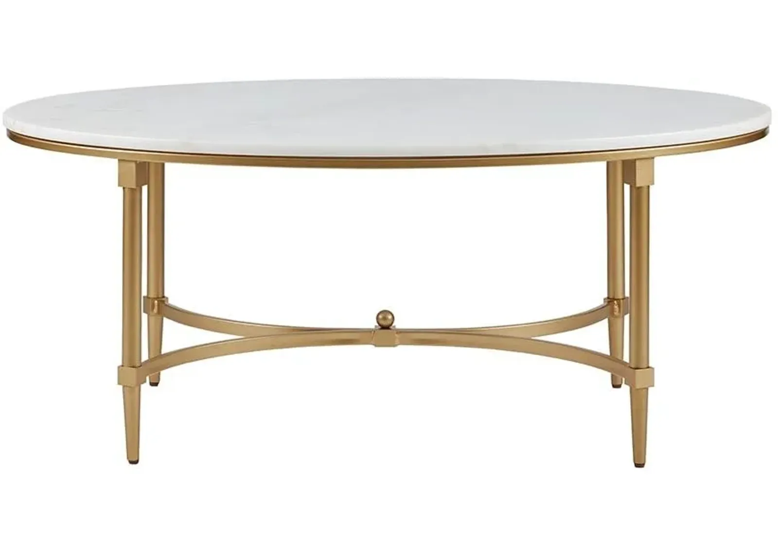 Olliix by Madison Park Signature White/Gold Bordeaux Coffee Table