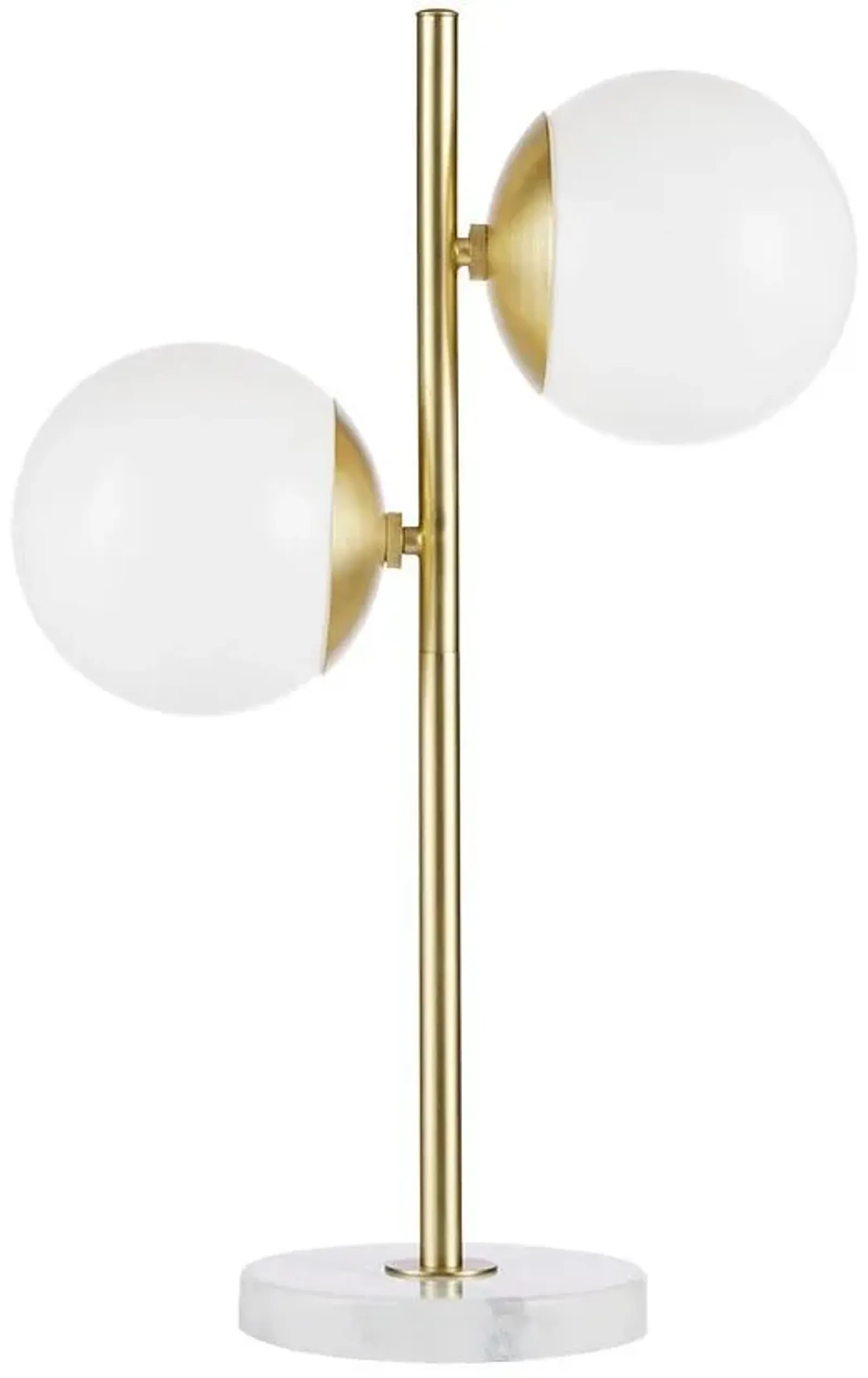 Olliix by INK+IVY White/Gold Holloway Table Lamp