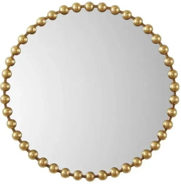 Olliix by Madison Park Signature Gold 36" Marlowe Decor Mirror