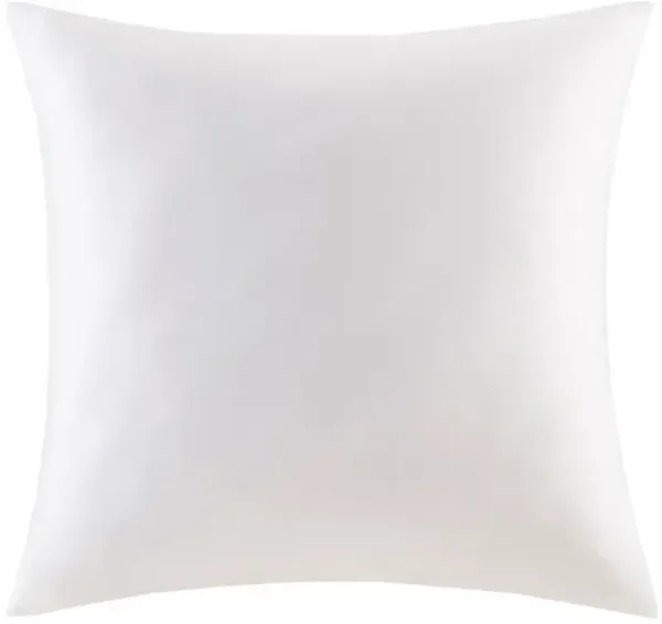 Olliix by Madison Park Signature White Cotton Sateen Euro Pillow
