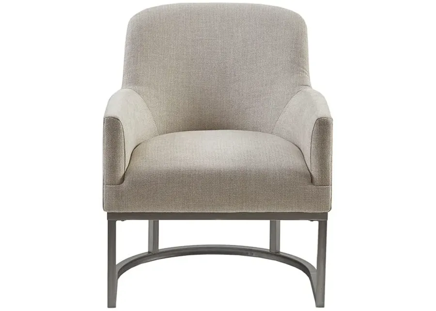 Olliix by Martha Stewart Auden Beige Accent Chair