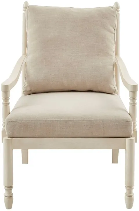 Olliix by Martha Stewart Braxton Cream Accent Chair