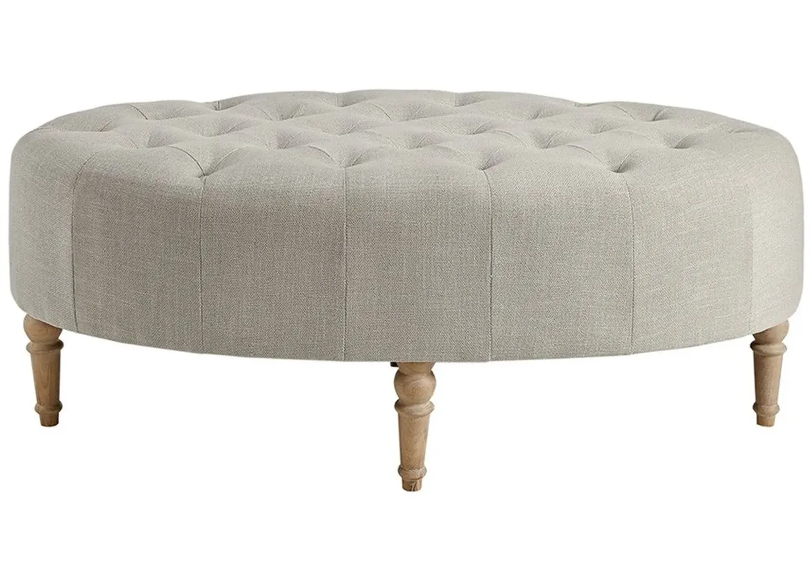 Olliix by Martha Stewart Linen Clara Accent Ottoman