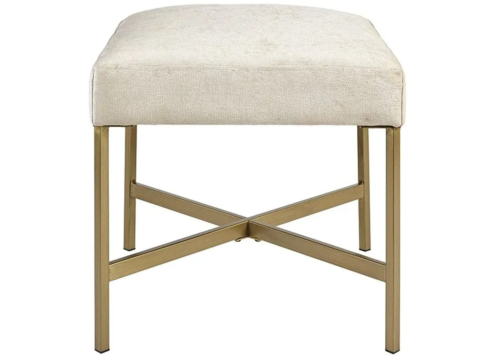 Olliix by Martha Stewart Cream Markus Accent Ottoman