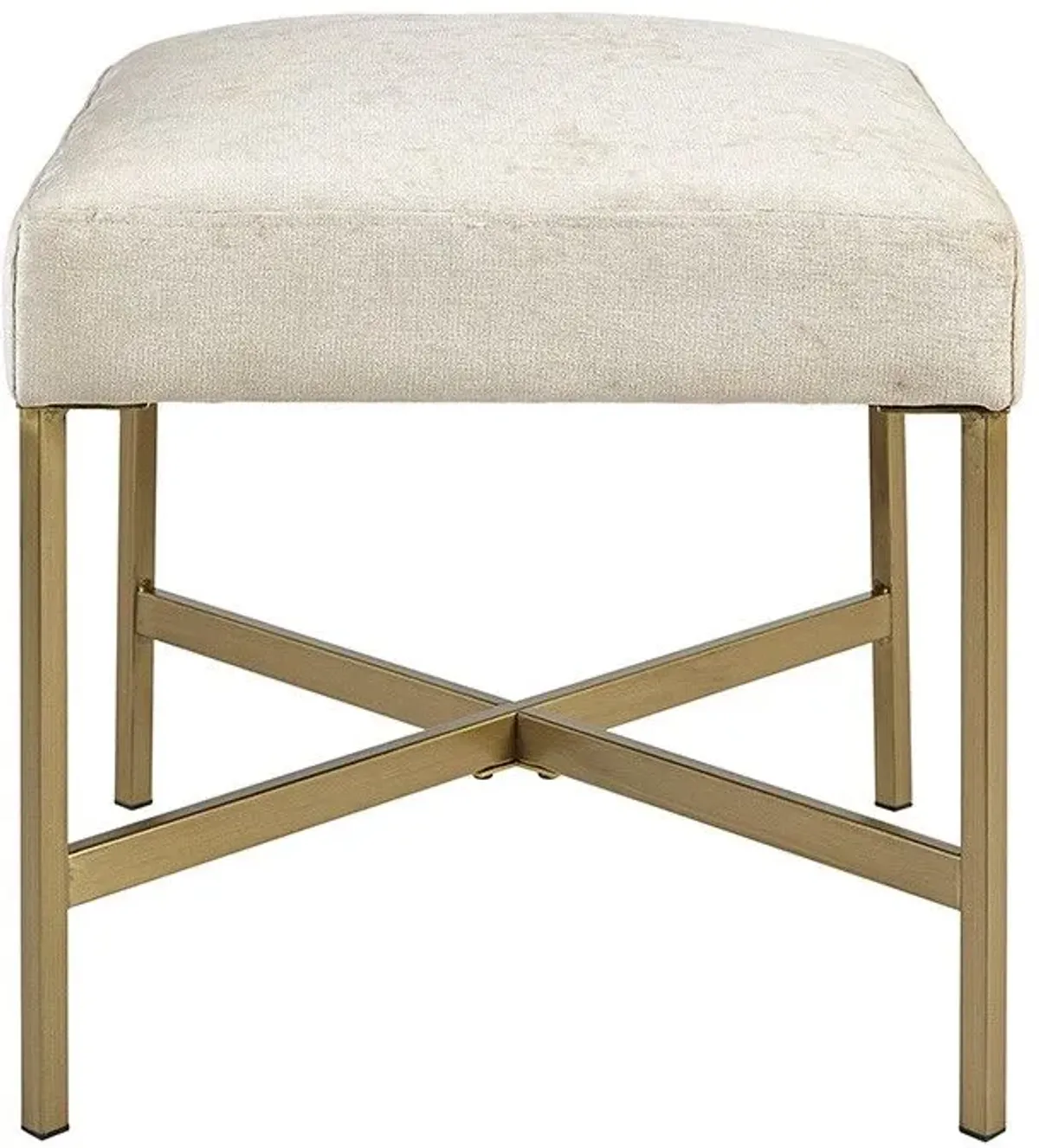 Olliix by Martha Stewart Cream Markus Accent Ottoman