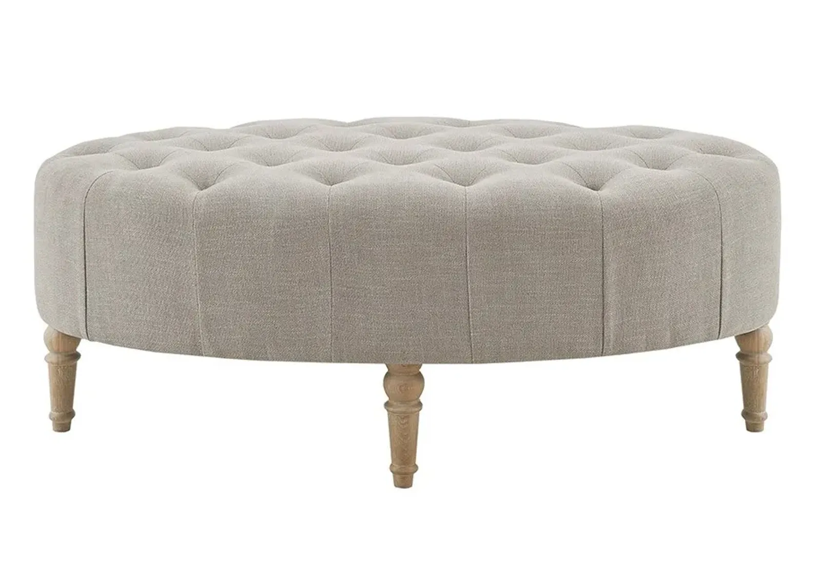 Olliix by Martha Stewart Clara Gray Accent Ottoman