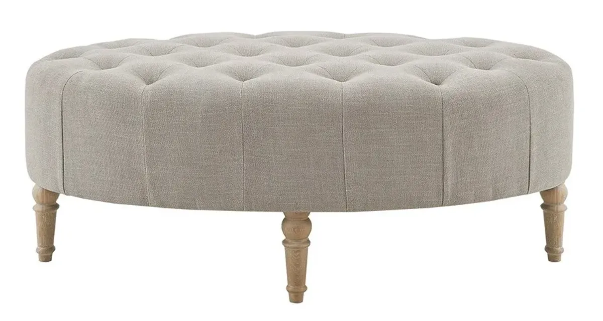 Olliix by Martha Stewart Clara Gray Accent Ottoman