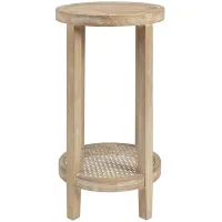 Olliix by Martha Stewart Reclaimed Wheat Harley Round Accent Table