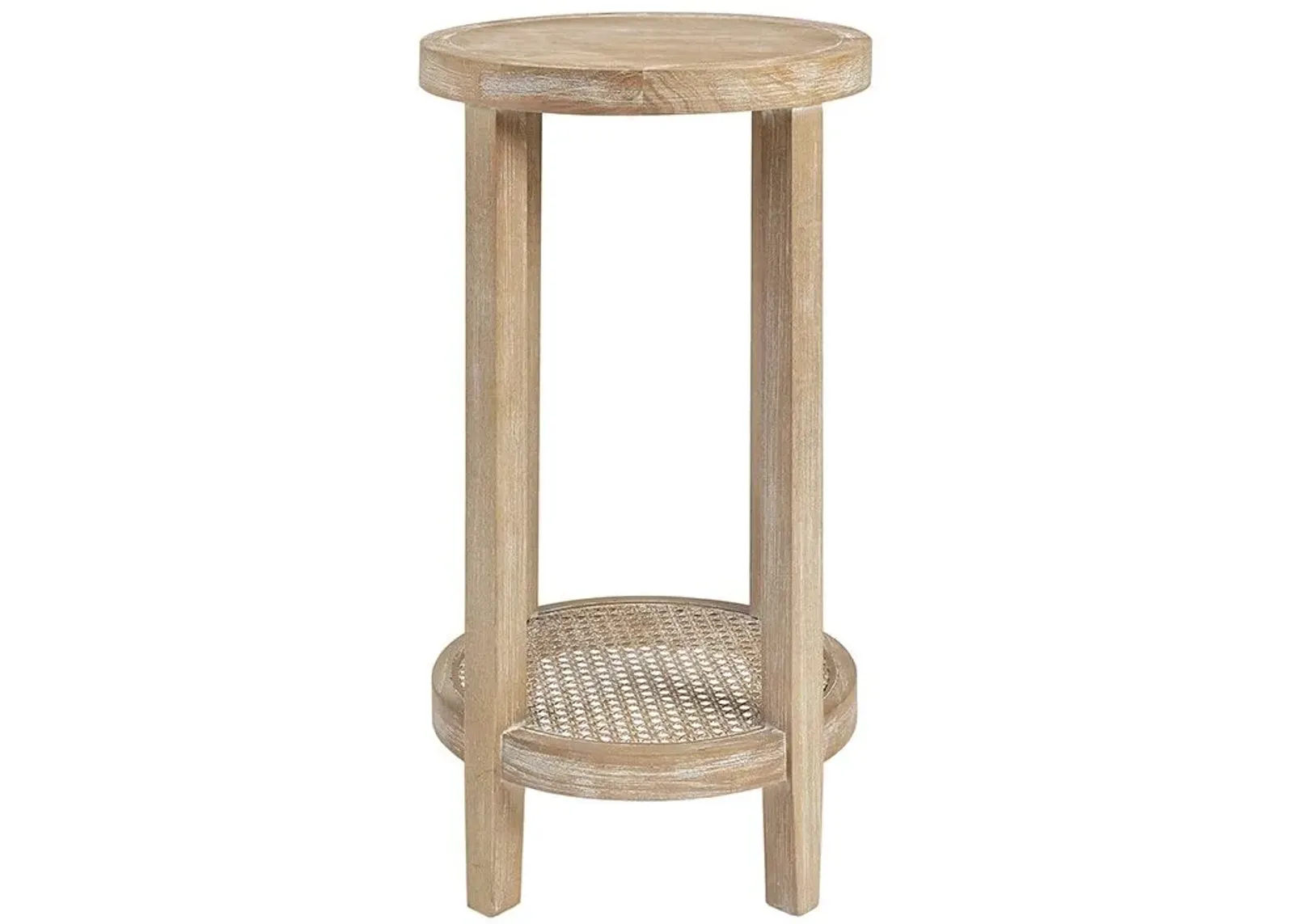 Olliix by Martha Stewart Reclaimed Wheat Harley Round Accent Table