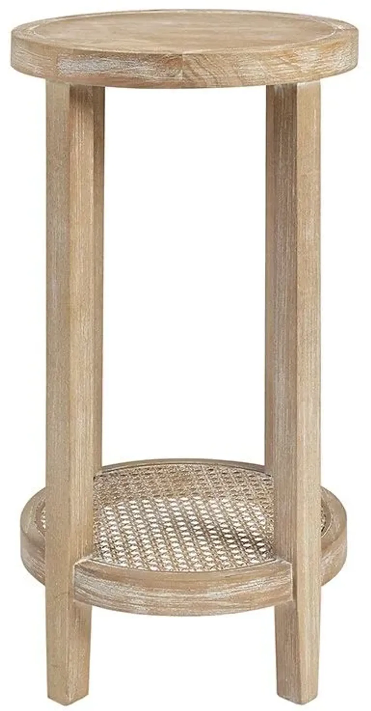 Olliix by Martha Stewart Reclaimed Wheat Harley Round Accent Table