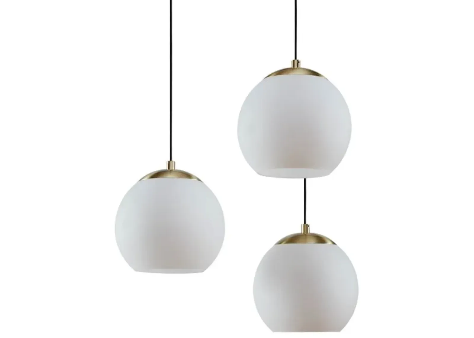 Olliix by Martha Stewart Leroy White/Black Pendant