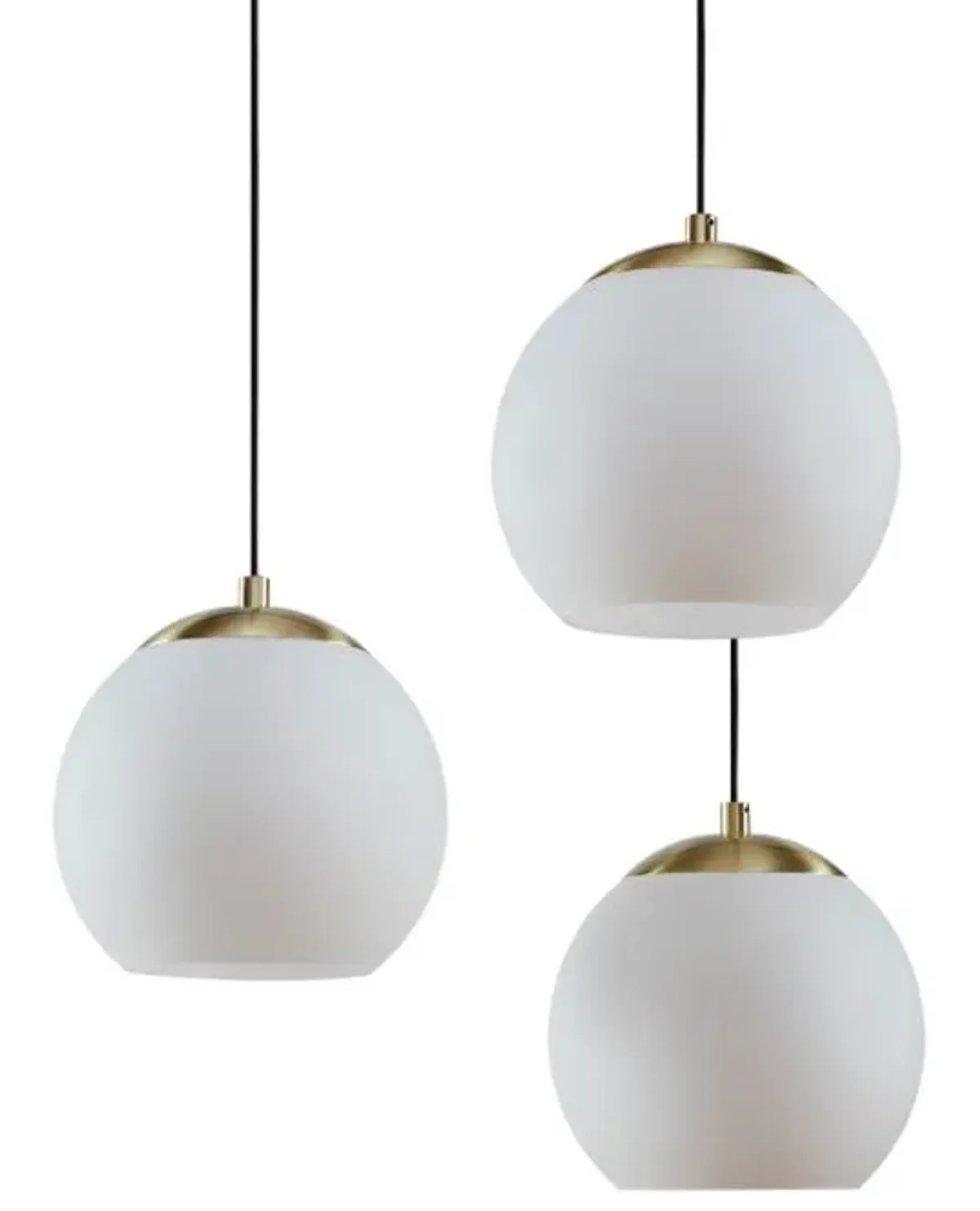 Olliix by Martha Stewart Leroy White/Black Pendant