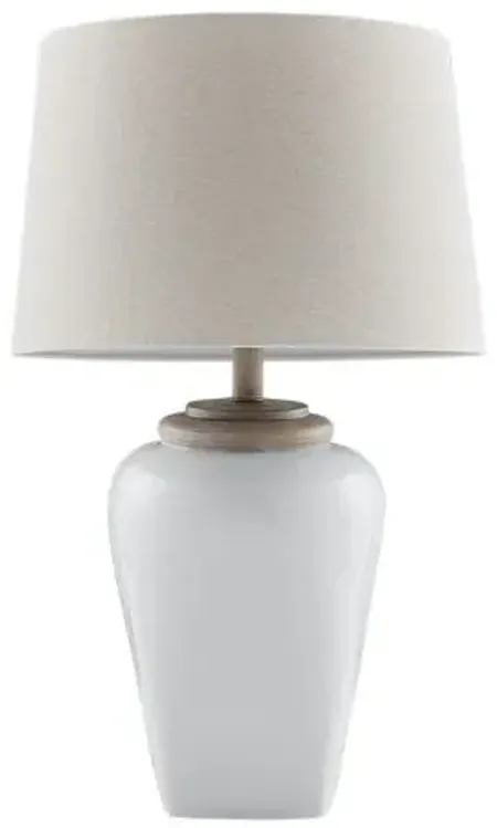 Olliix by Martha Stewart Jemma White Table Lamp
