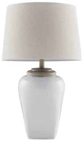 Olliix by Martha Stewart Jemma White Table Lamp