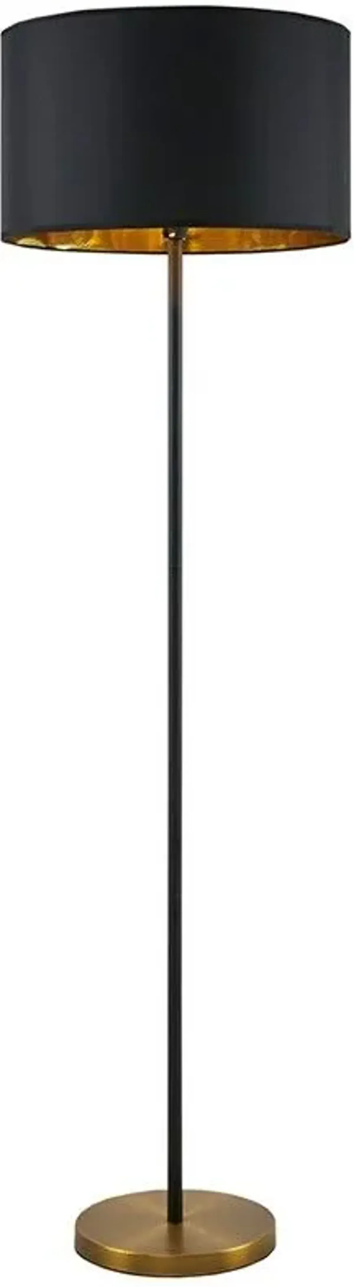 Olliix by Martha Stewart Gold/Black Hunts Floor Lamp