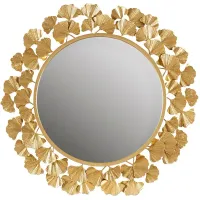 Olliix by Martha Stewart Eden Gold Foil Ginkgo Mirror