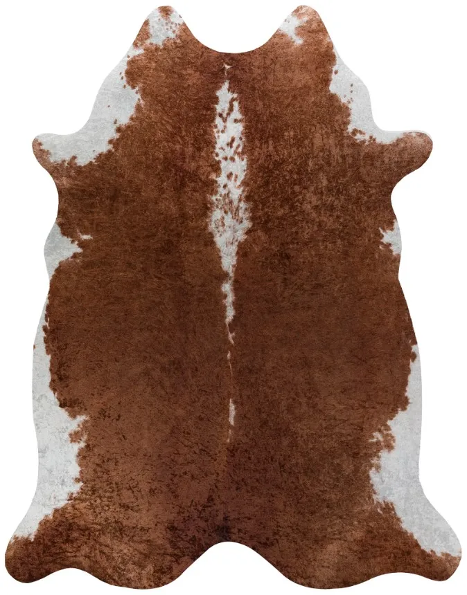 Dalyn Rug Company Montana Saddle Brown 6'x7' Area Rug