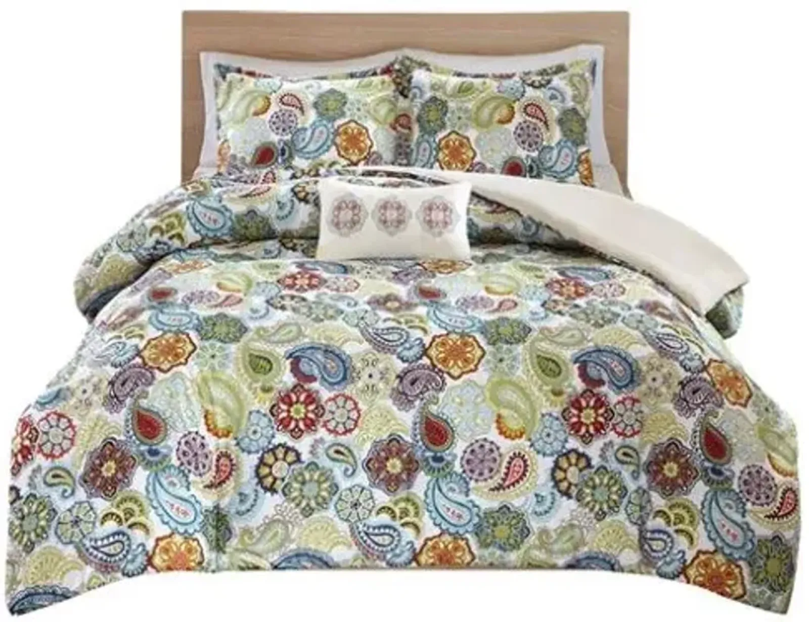 Olliix by Mi Zone Tamil Multi Twin/Twin Extra Large Comforter Set