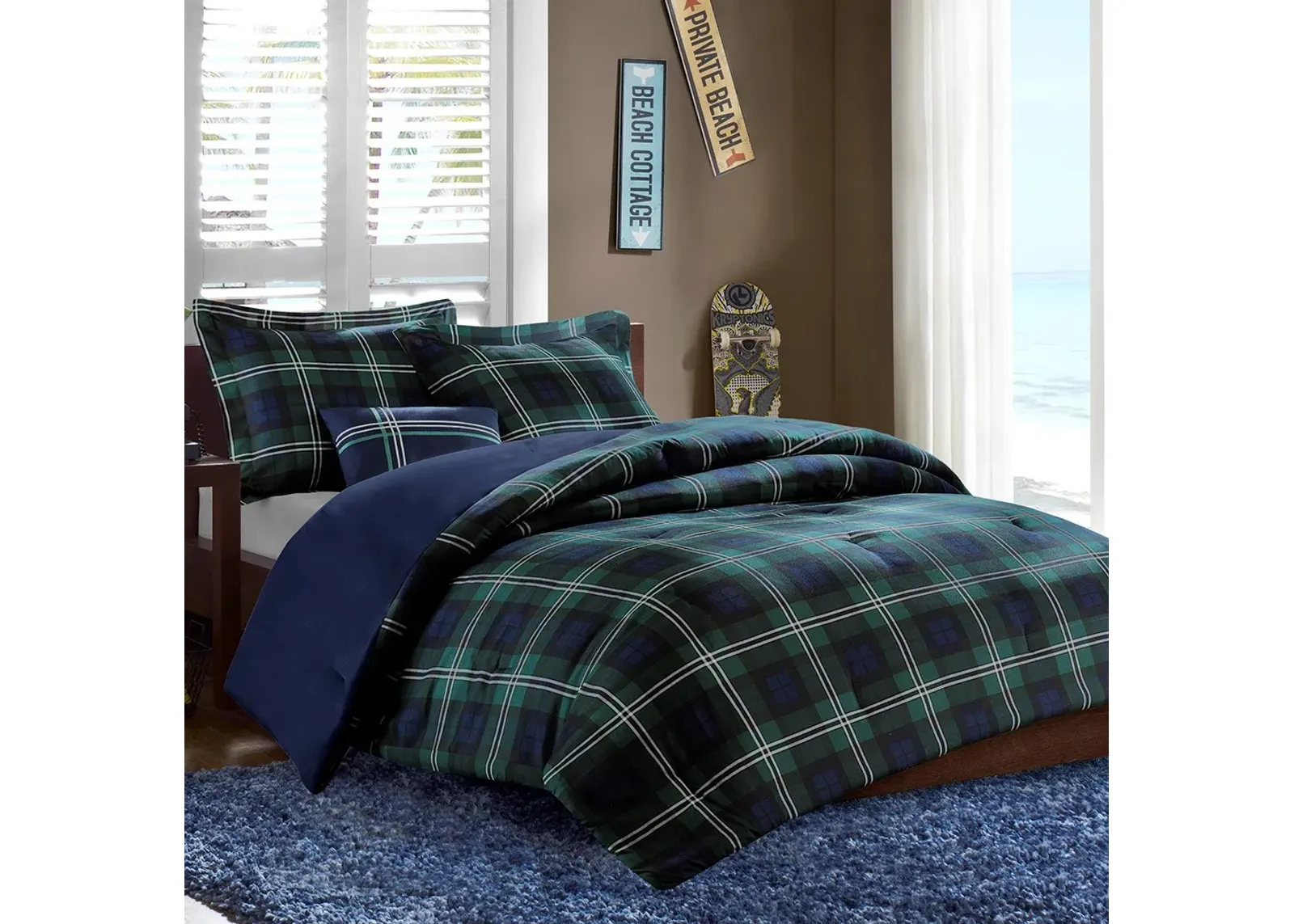 Olliix by Mi Zone Brody Blue Twin/Twin XL Comforter Set