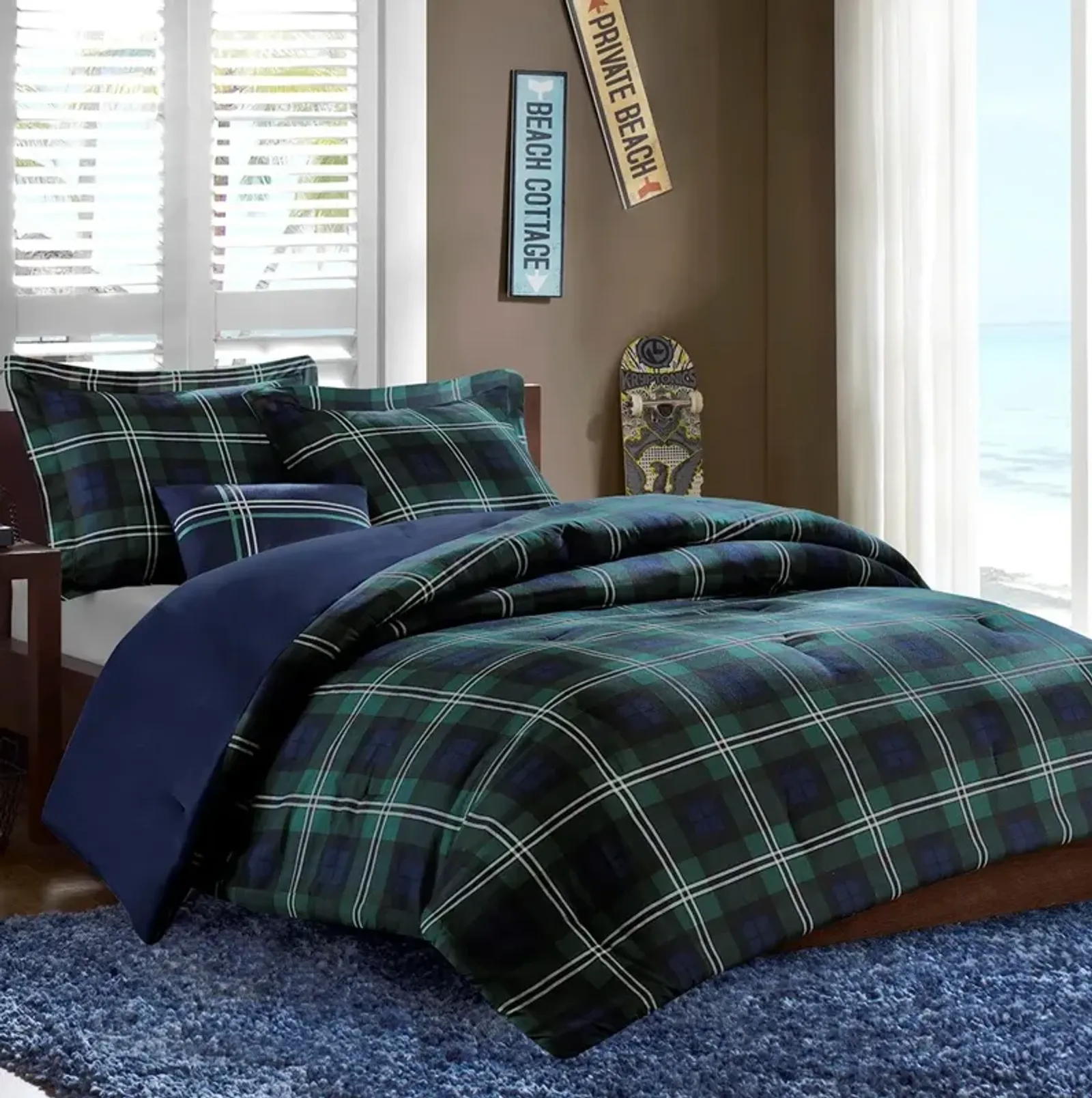 Olliix by Mi Zone Brody Blue Twin/Twin XL Comforter Set