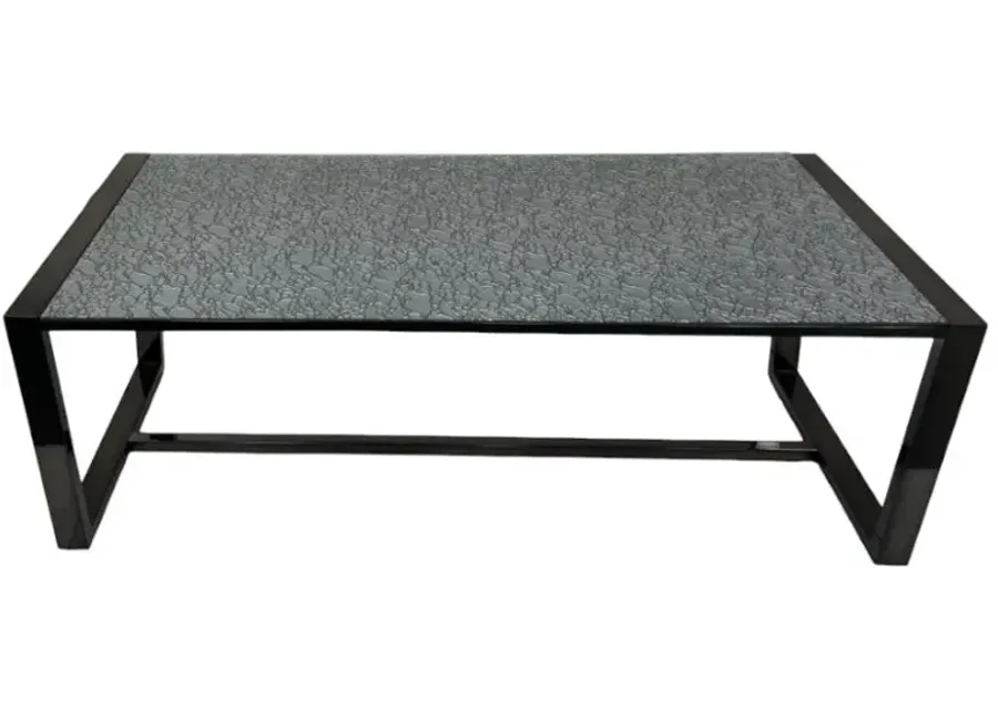 Steve Silver Co. Mazie Gray Cocktail Table with Black Base