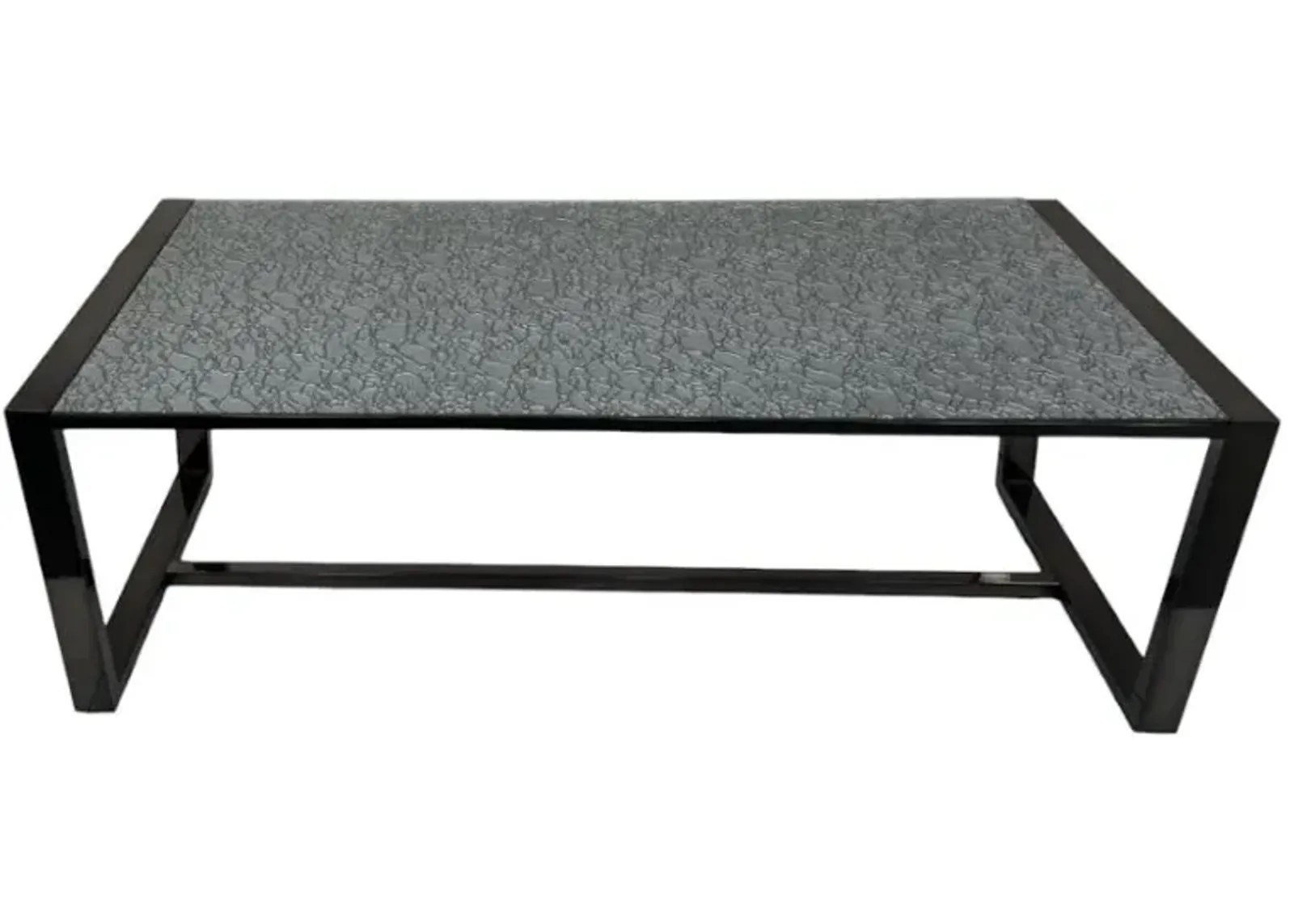 Steve Silver Co. Mazie Gray Cocktail Table with Black Base