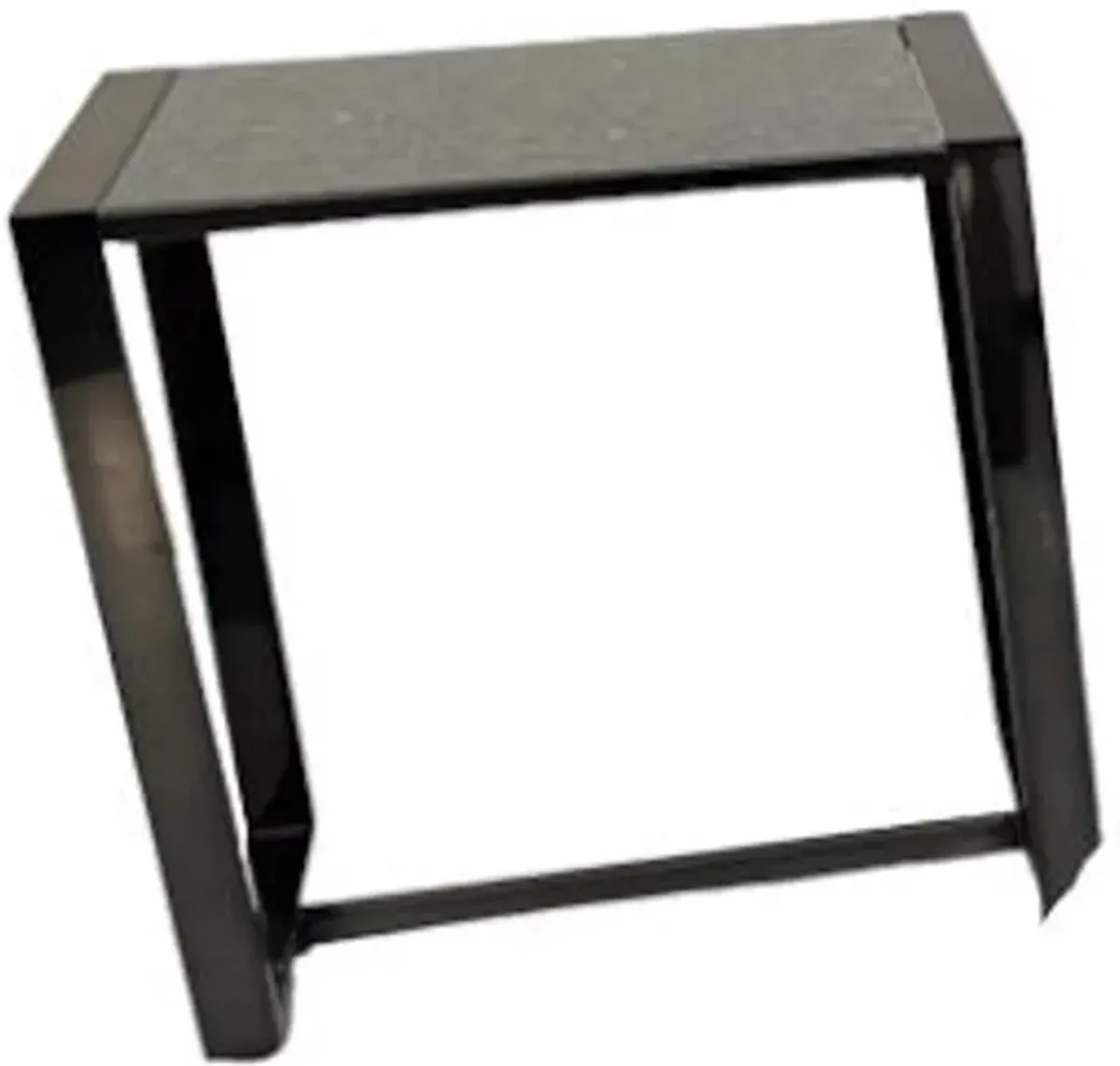 Steve Silver Co. Mazie Gray End Table with Black Base