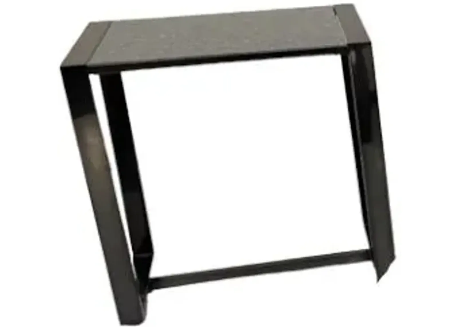 Steve Silver Co. Mazie Gray End Table with Black Base