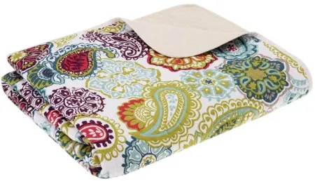 Olliix by Mi Zone Tamil Multi Quilted Throw